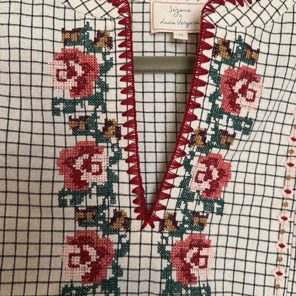 Sezane x Lucia Vergara Carminda Blouse - Picture 5 of 6